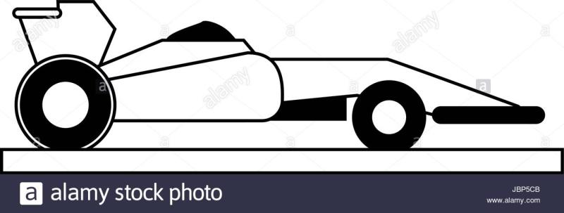 800x303 Race Car Silhouette Clip Art
