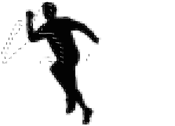 595x429 Man, Gentleman, Outline, Sprinter, Runner, Silhouette, Race