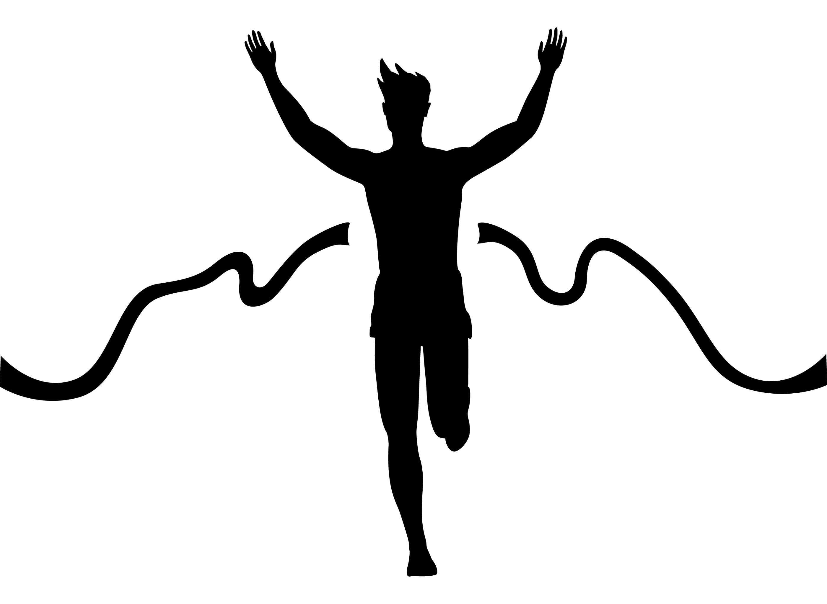 2800x2047 Race Finish Line Clipart