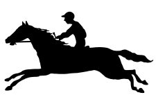 Racehorse Silhouette at GetDrawings | Free download