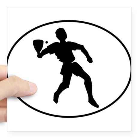 460x460 Racquetball Player Silhouette