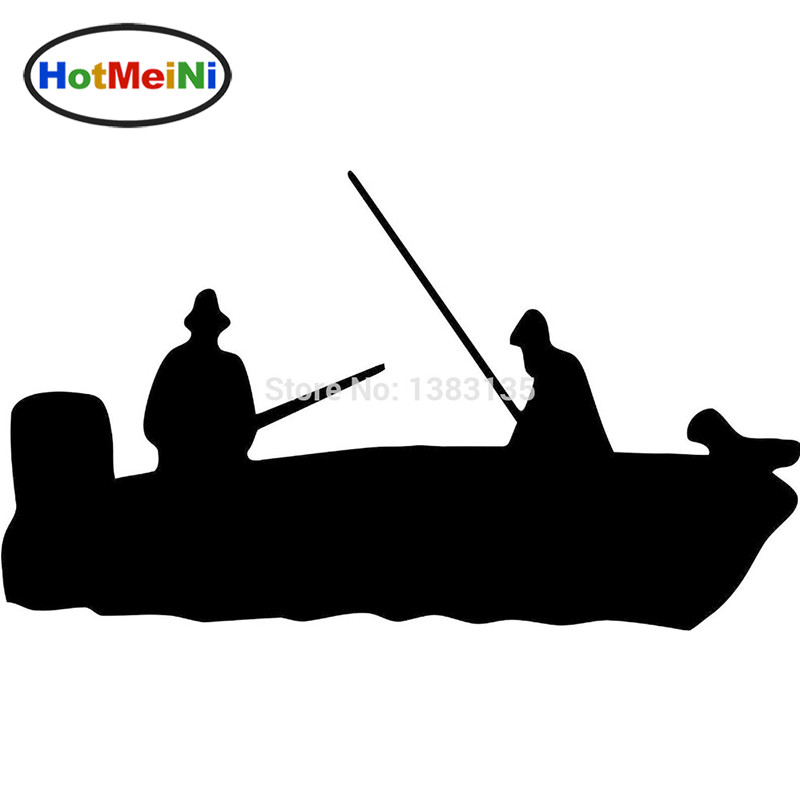 800x800 Hotmeini 63.5' Fishing Boat Vector Image Car Sticker For Truck