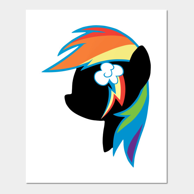 630x630 Rainbow Dash Silhouette