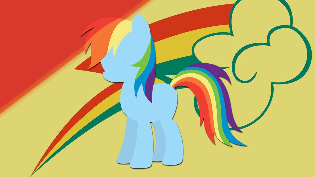 1191x670 Rainbow Dash Silhouette Wallpaper By Rdbrony16