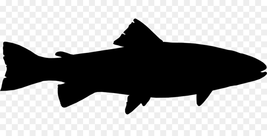 900x460 Rainbow Trout Silhouette Clip Art