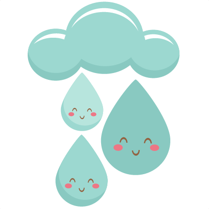 432x432 Happy Raindrops Svg Scrapbook Cut File Cute Clipart Files