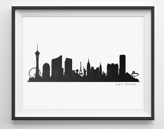 570x450 Las Vegas Skyline Silhouette Pdf Png Svg Eps Jpg. Las