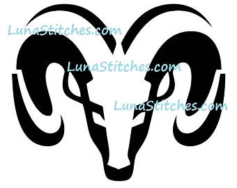 340x270 Ram Silhouette Etsy