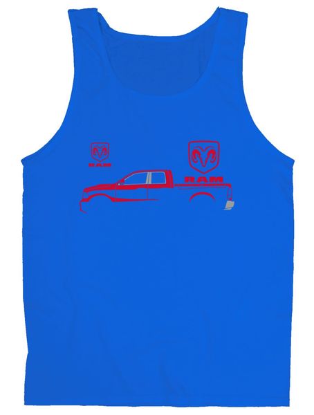 454x600 Red Ram Silhouette Tank Top Teeshirtpalace
