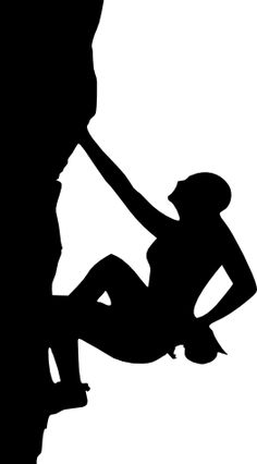 236x426 Mountain Climber Silhouette Rock Climbing Silhouette Girl Hd