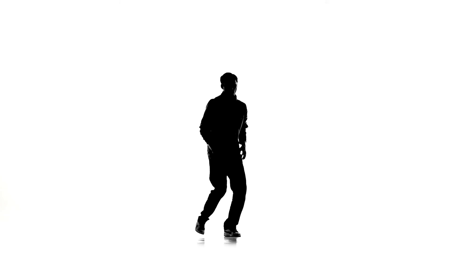 1920x1080 Talanted Dancer Dancing Breakdance Moves, White, Silhouette, Slow