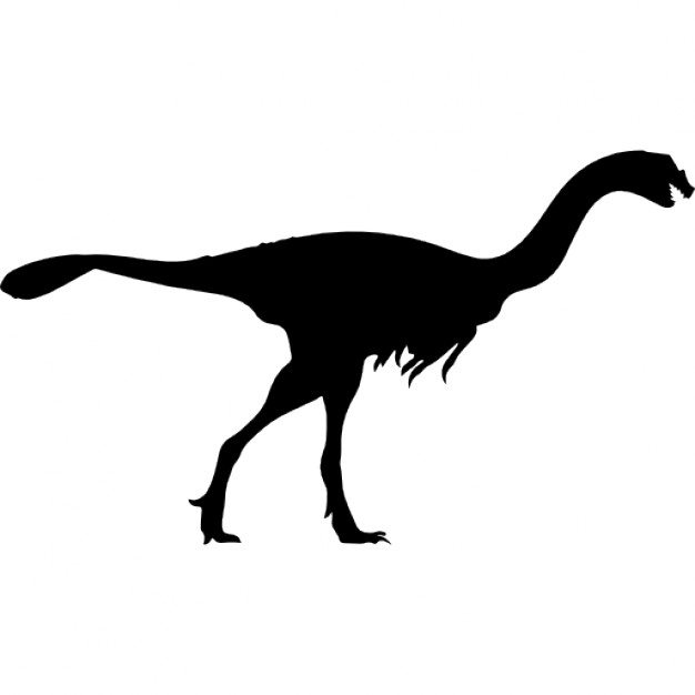 626x626 Gigantoraptor Dinosaur Silhouette Icons Free Download