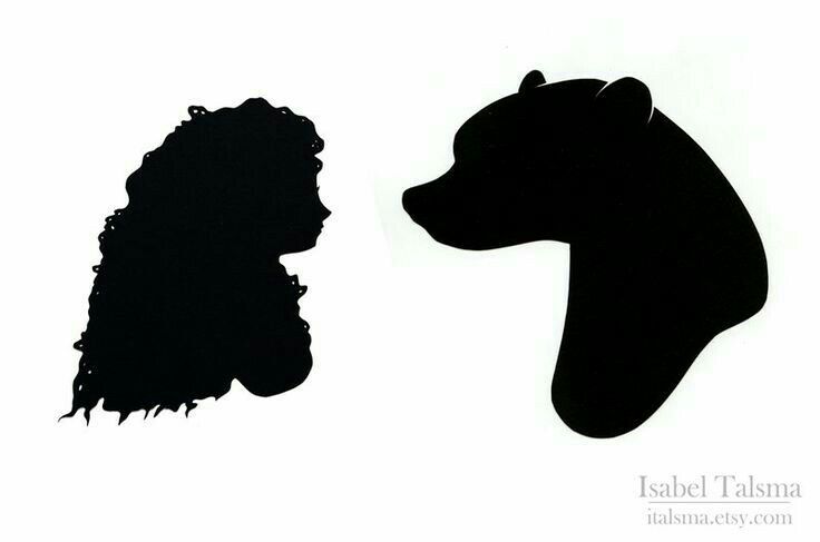 736x487 Disney Silhouette Disney Brave (Merida And Elinor) Disney