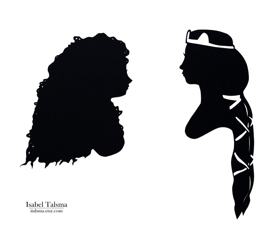 900x740 Rapunzel Tangled Silhouette