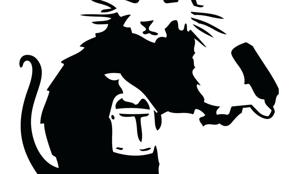 1024x600 Rat Stencil Nicolegeorge