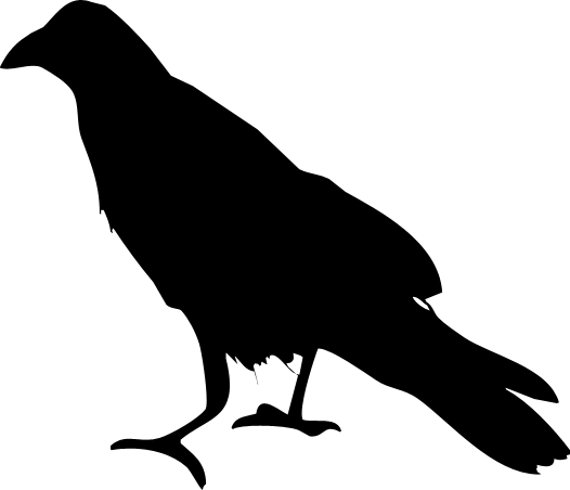 526x452 Raven Silhouette Clipart
