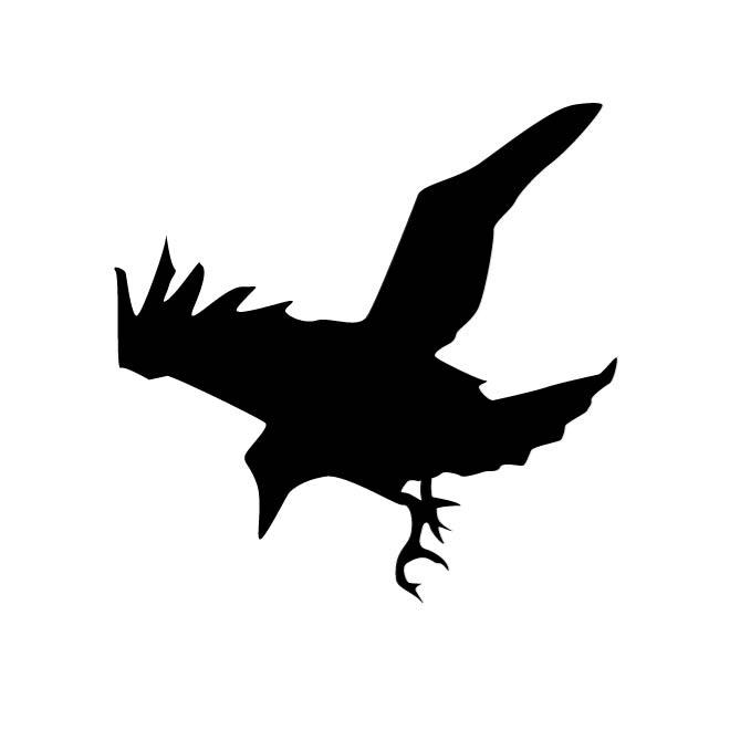 660x660 Raven Silhouette