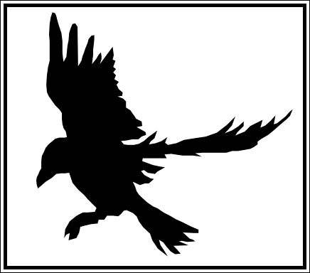 436x384 Raven Silhouette By Lightsoff Blackout