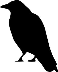 236x294 Vector Ravens Silhouettes Birds Ravens
