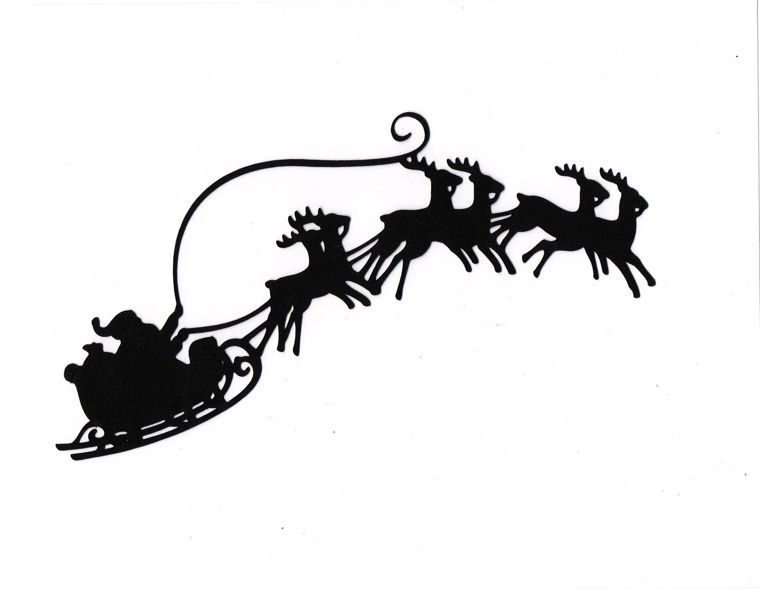1500x1162 Reindeer Silhouette