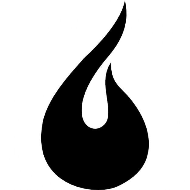 626x626 Silhouette Clipart Flame On Pole