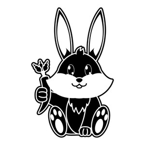 300x300 Rabbit Silhouette Royalty Free Photos And Vectors