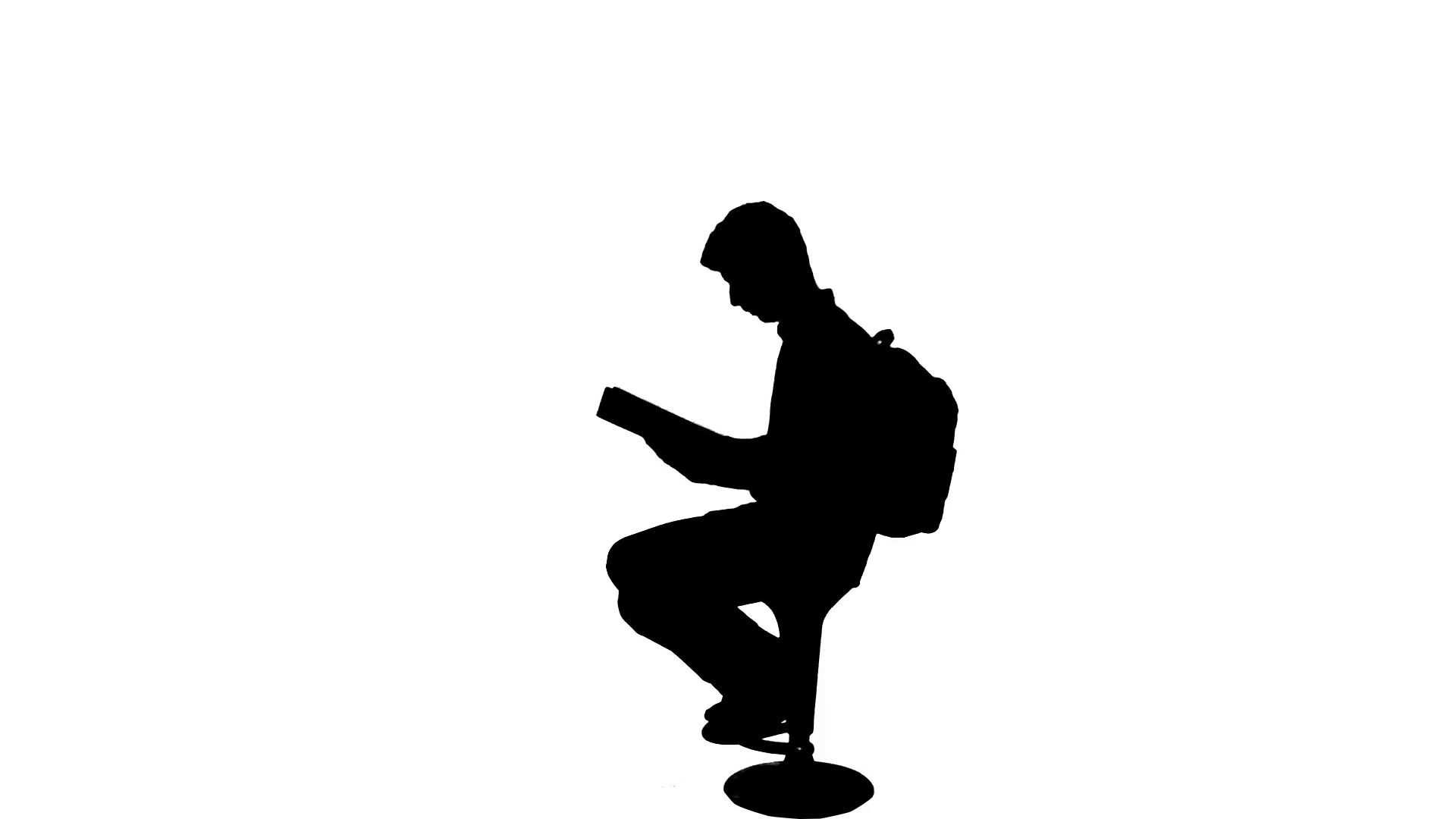 1920x1080 University Student Exams Reading Book Silhouette