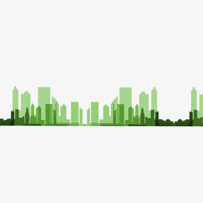 650x650 Green City Silhouette Poster Creative Real Estate, Green City