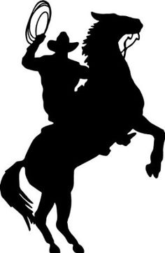 236x360 Cowboy Silhouette Clipart