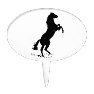 307x307 Rearing Horse Cake Toppers Zazzle
