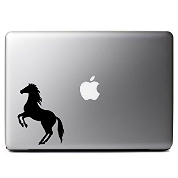 355x355 Rearing Horse Silhouette Country Vinyl Sticker Laptop