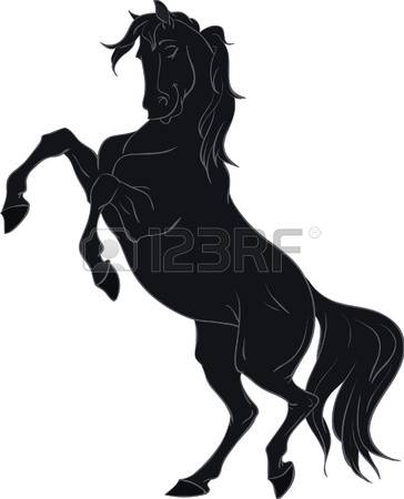 364x450 Rearing Up And Man Clipart