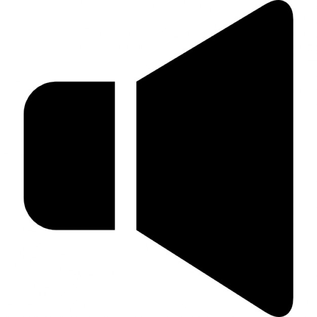 626x626 Speaker Black Silhouette Icons Free Download