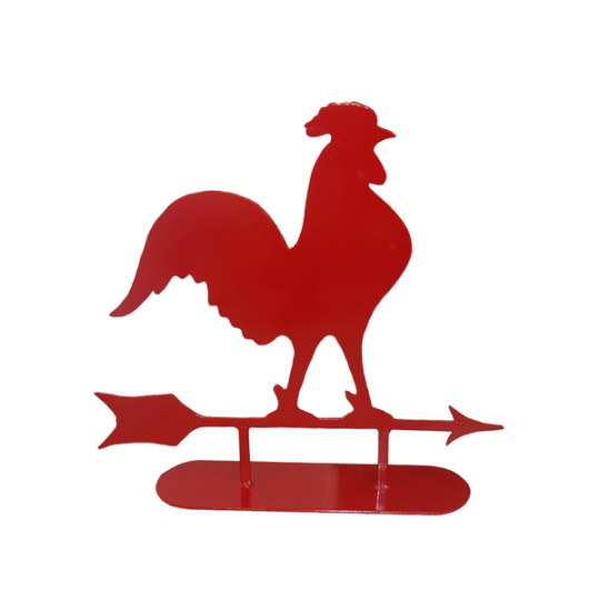 540x540 Red Metal Rooster Silhouette, Barn Art Bird Cages Red Etsy Classic