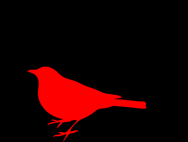 600x454 Bird Silhouette Clip Art