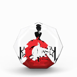 307x307 Red Carpet Acrylic Awards Zazzle