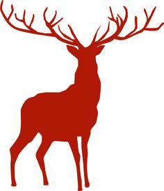 236x275 Reindeer Buck Deer Silhouette Christmas By Charminggracedesigns