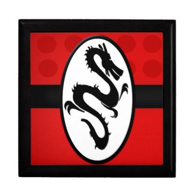 400x400 Red Dragon Drakon Maionios Gift Box