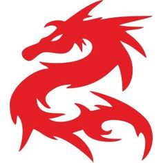 236x236 Dragon Head Silhouette By Kuba