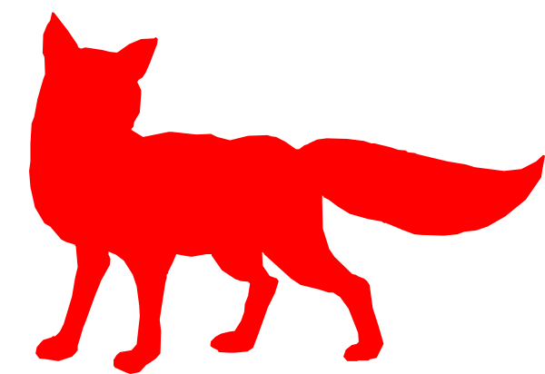 600x412 Red Fox Clip Art