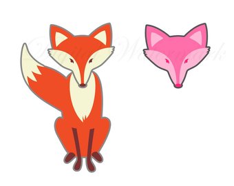 340x270 Red Fox Silhouette Etsy