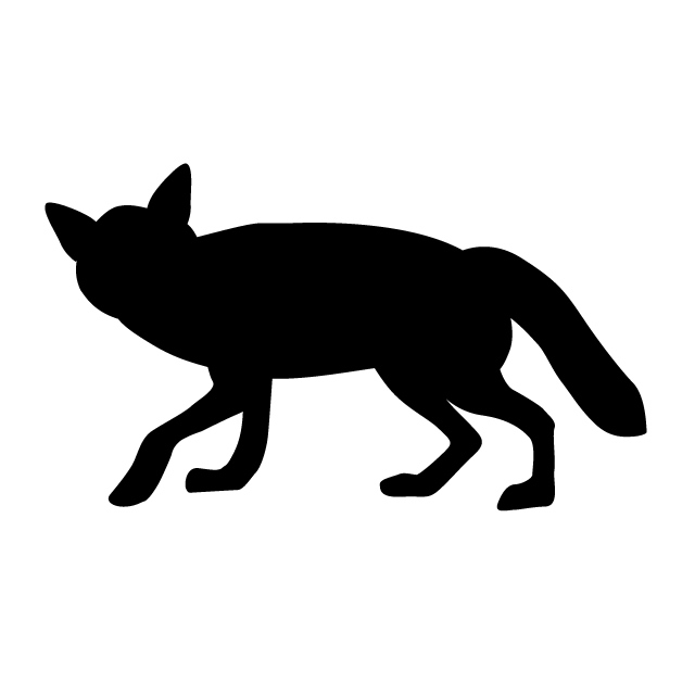 640x640 Fox Animal Silhouette Free Illustrations