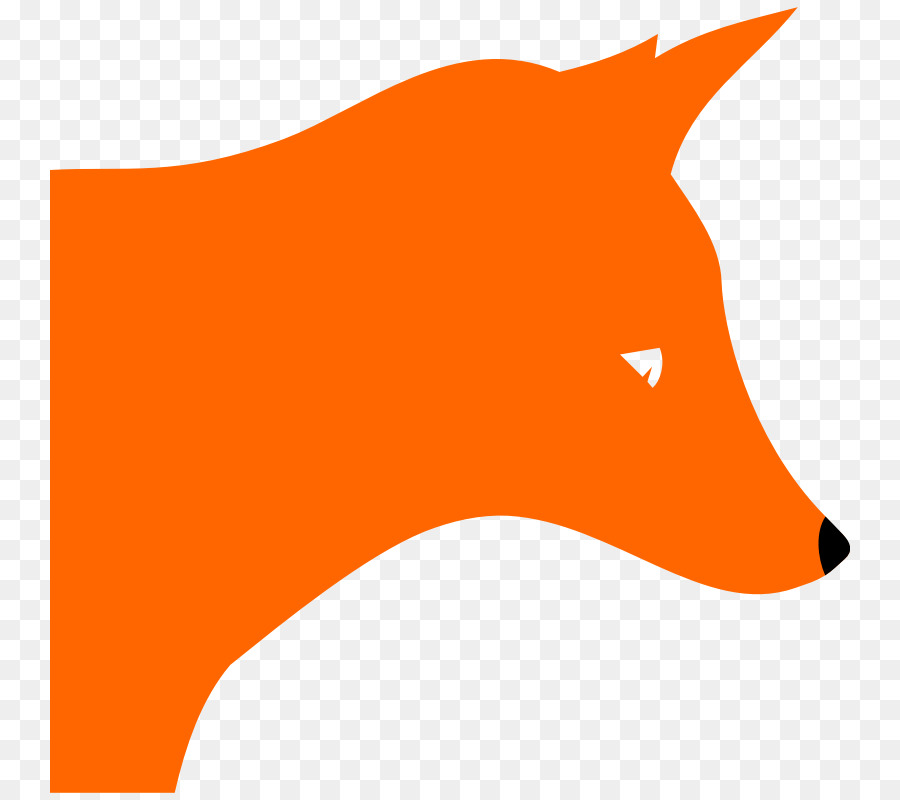 900x800 Arctic Fox Silhouette Clip Art