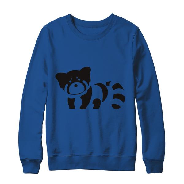 600x600 Men And Women's Red Panda Silhouette T Shirt For Love Animal