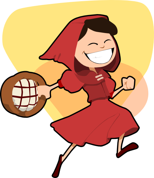 512x593 Little Red Riding Hood Clipart I2clipart