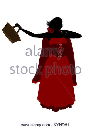 300x420 Little Red Riding Hood Silhouette Illustration Stock Photo