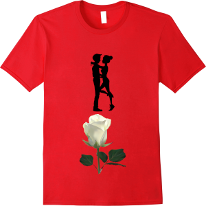 300x300 T Shirt Black Blood Red Rose Template For Download