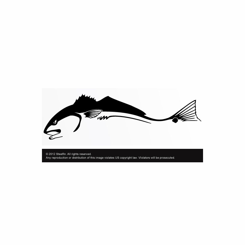 Redfish Silhouette at GetDrawings | Free download