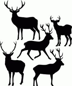 236x283 Reindeer Winter Scene Svg Scrapbook Cut File Cute Clipart Files