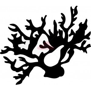 300x300 Mermaid Silhouette Coral Card Making And Crafts Supplies